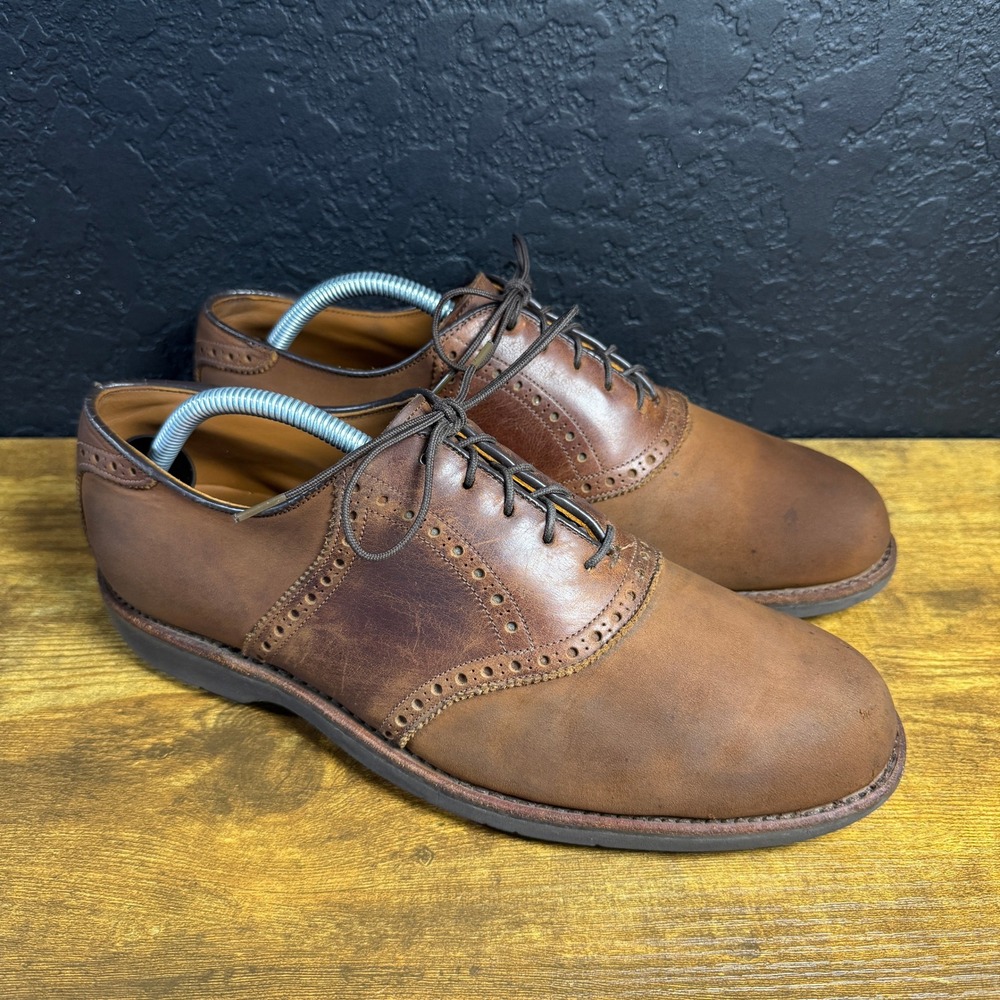 Footjoy Classic 78543 Brown Leather Wingtip‎ Oxford Shoes Mens 9.5 D